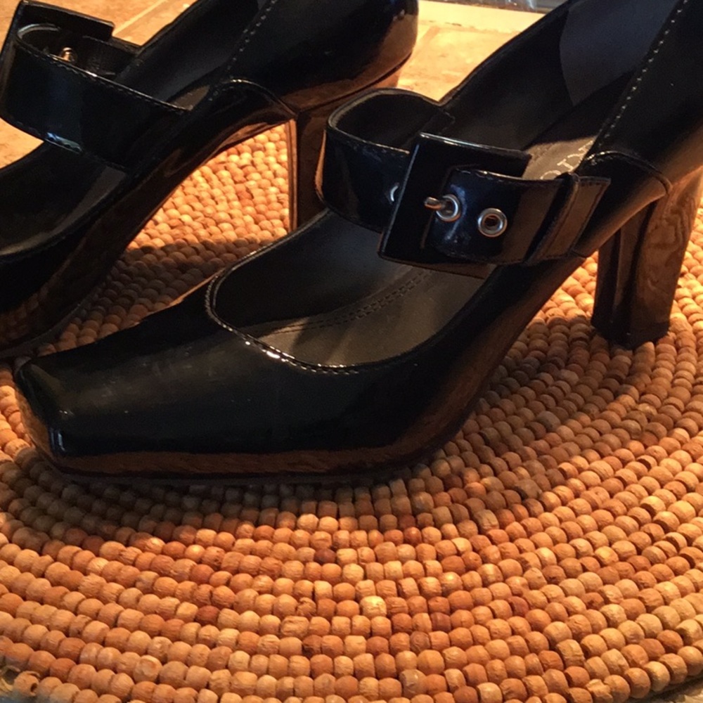 Franco Sarto Buckled Heels